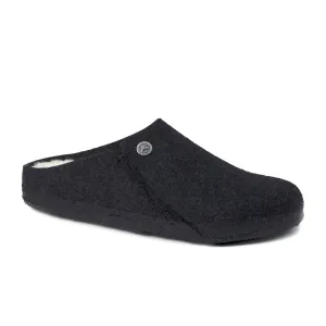 Birkenstock Zermatt Slipper (Unisex) - Anthracite Wool/Natural Shearling
