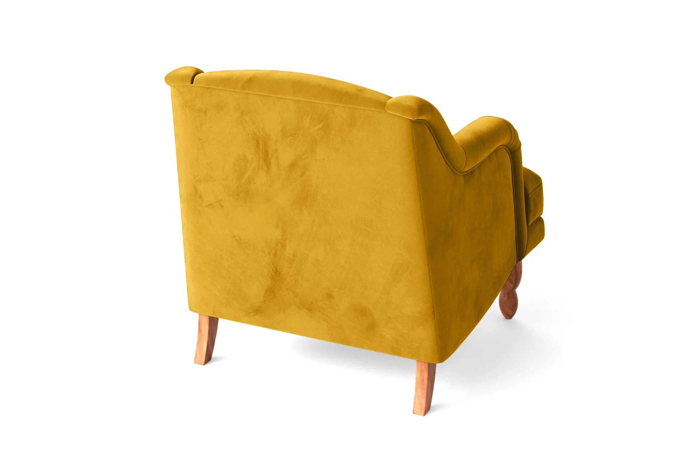Burlington Armchair Yellow Velvet
