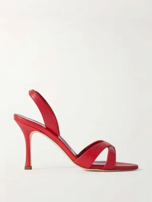 Callasli 90 leather slingback sandals