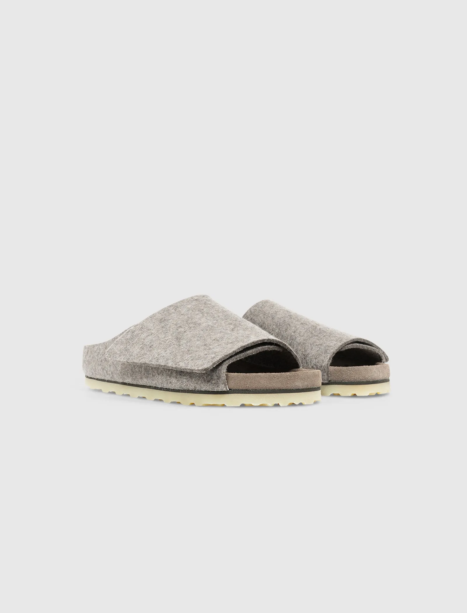 FEAR OF GOD X BIRKENSTOCK THE LOS FELIZ WOOL FELT "ASH MELANGE"