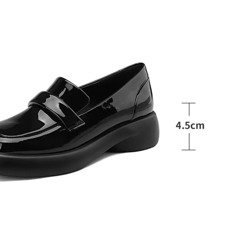 LuxeLeather Chic Pointed Toe Slip-On Loafers