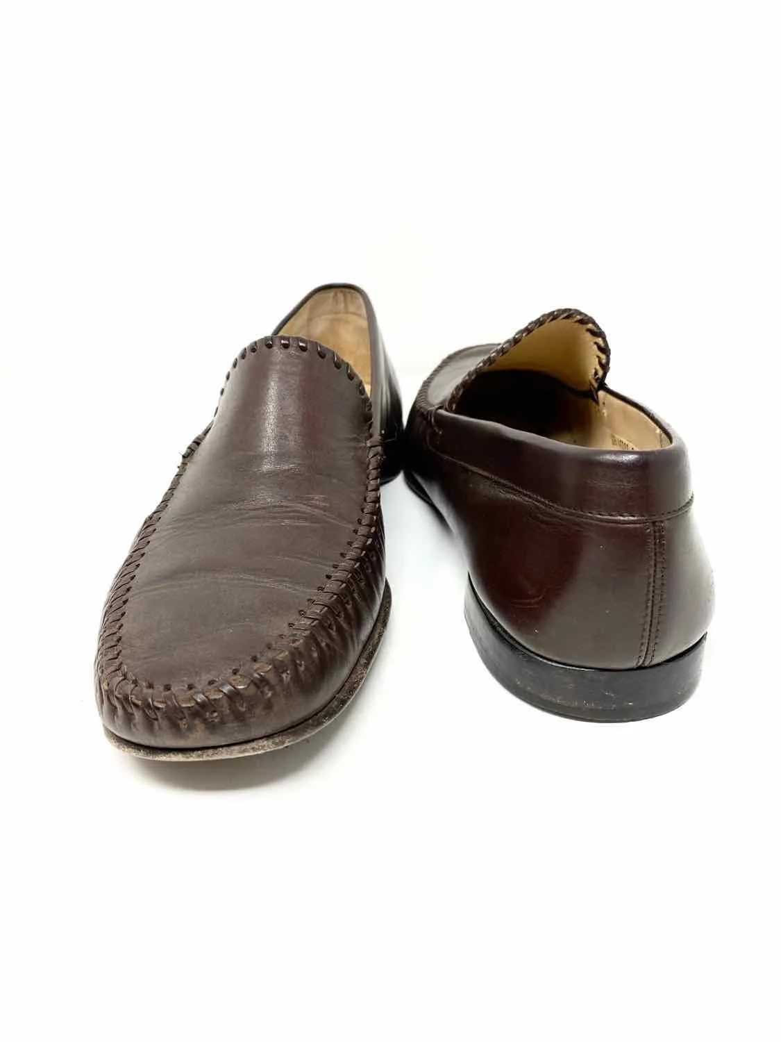 Salvatore Ferragamo Men's Brown Italy Shoe Size 10 Loafers