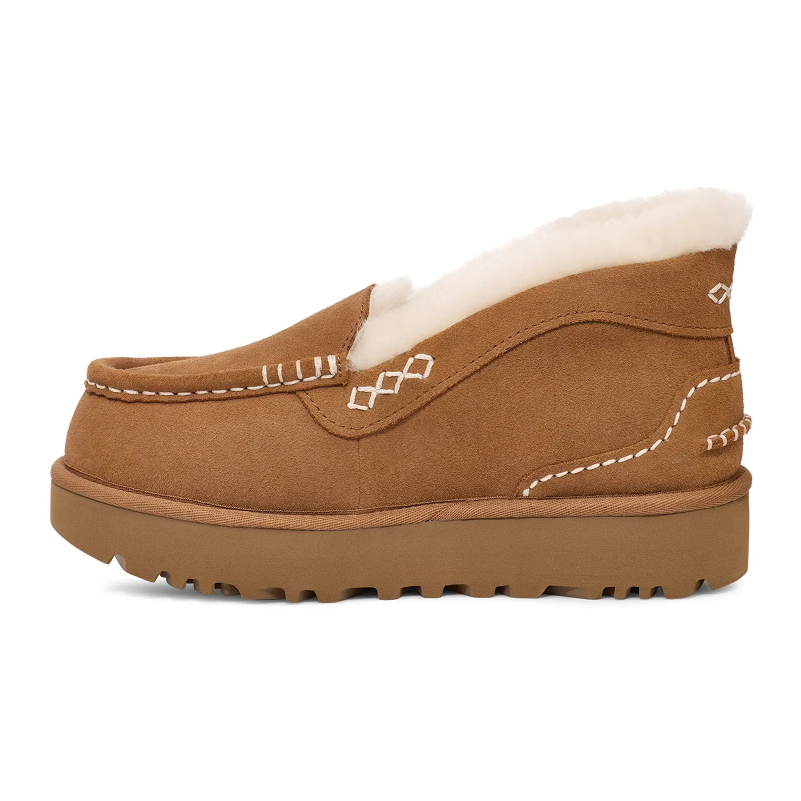 UGG® Ansley Parc Slipper (Women) - Chestnut