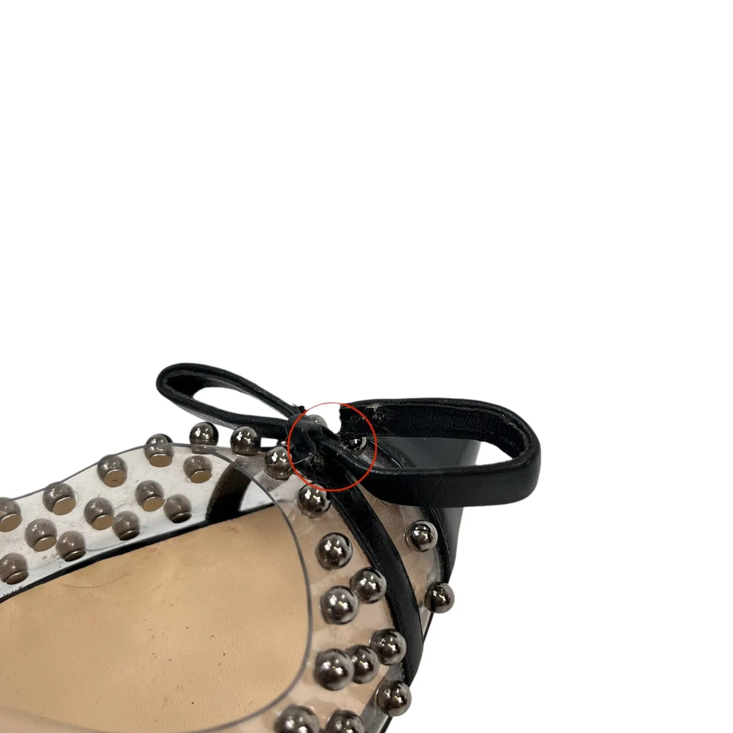 Women's Bille Et Boule Studded Heels Black Size EU 37 / UK 4