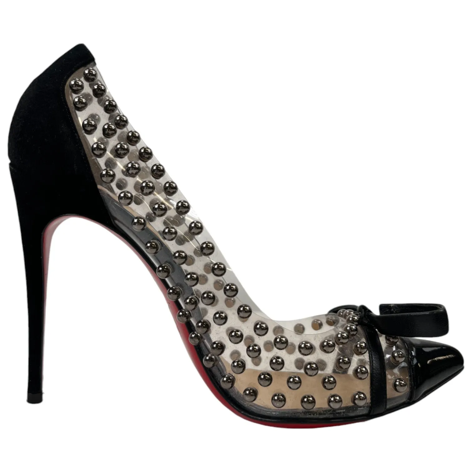 Women's Bille Et Boule Studded Heels Black Size EU 37 / UK 4