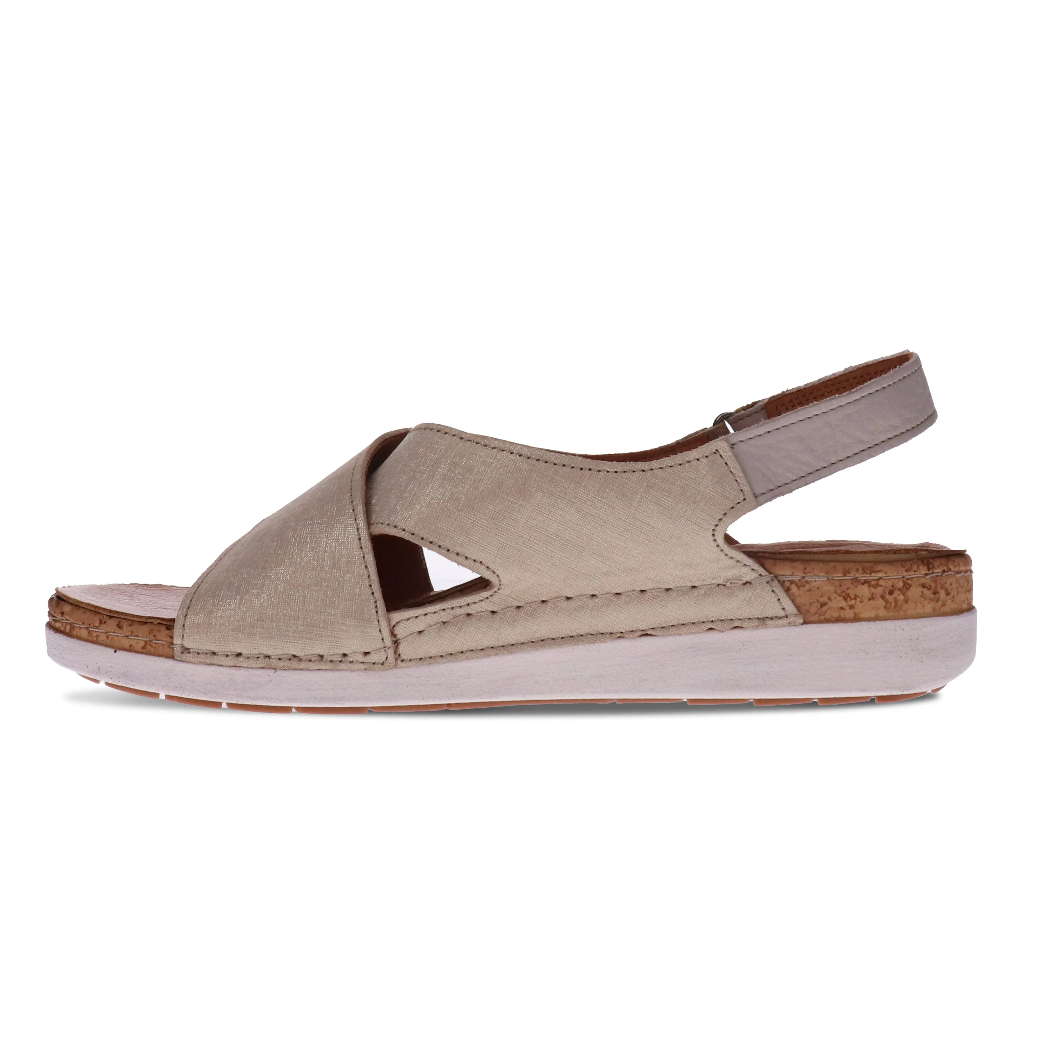 WOMEN'S REVERE COTTESLOE SANDAL | GOLD LINEN